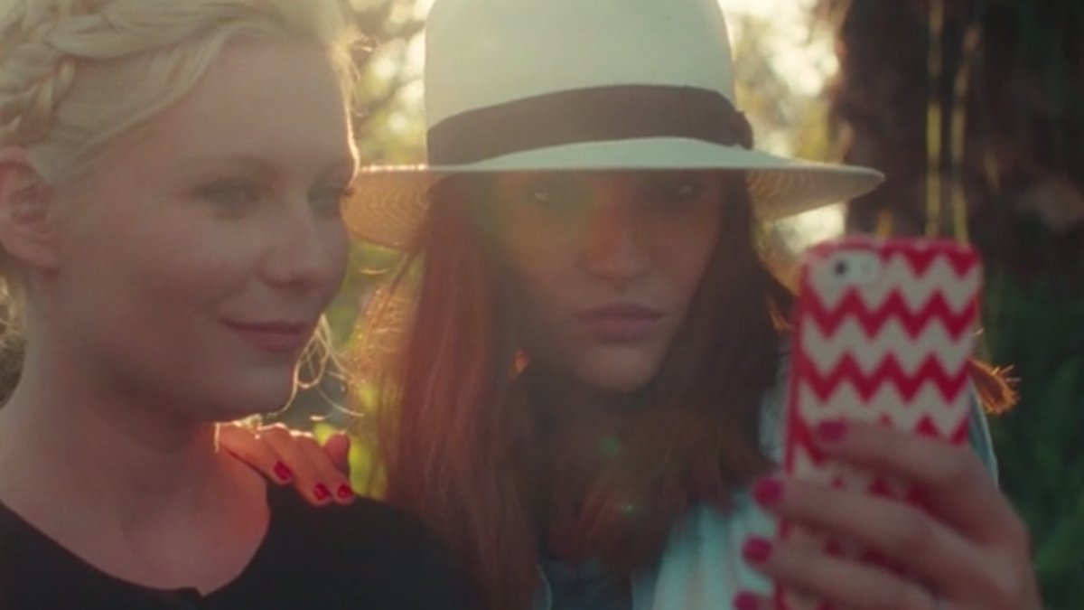 En selfie med skådisen Kirsten Dunst.